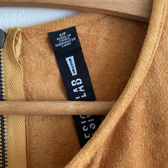 Adorable Design Lab Yellow Lace Up Dress - Picture 3 of 5